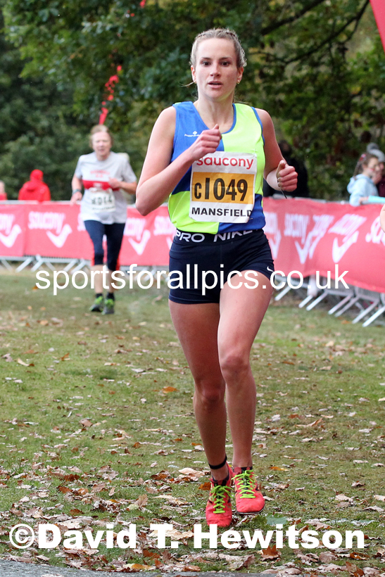 Senior womens 2021 National Cross Country Relays, Berry Hill Park, Mansfield. Photo: David T. Hewitson/Sports for All Pics